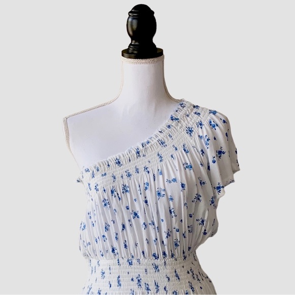 SKYLAR+MADISON ONE SHOULDER FLORAL MINI DRESS - Picture 14 of 15